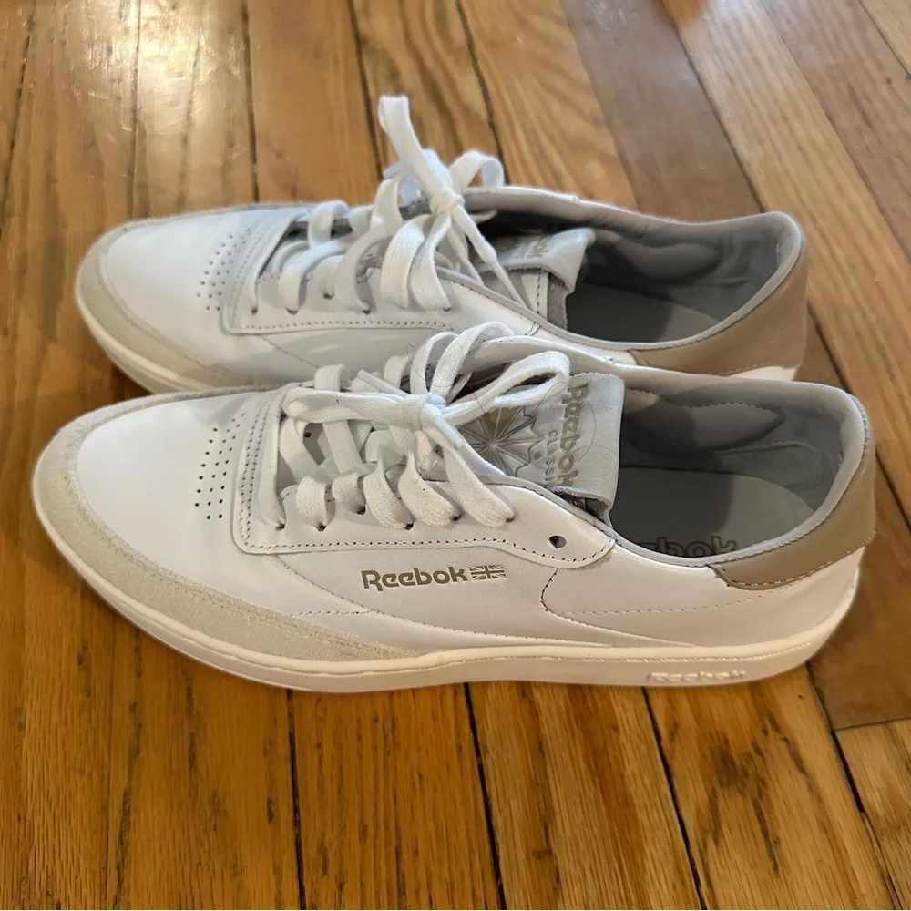 Reebok Club C Clean Sneaker (cloud white/chalk/modern beige) - Picture 11 of 13